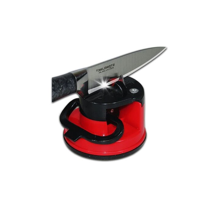 Knife Sharpener With Suction Pad Stool