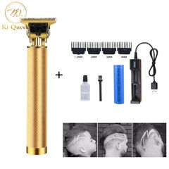 Hair Clipper Men Professional Hair Cutting Tools Gold one size
