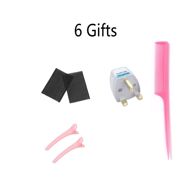 2 In 1 Curling Iron Hair Straightener Gold+6 Gifts