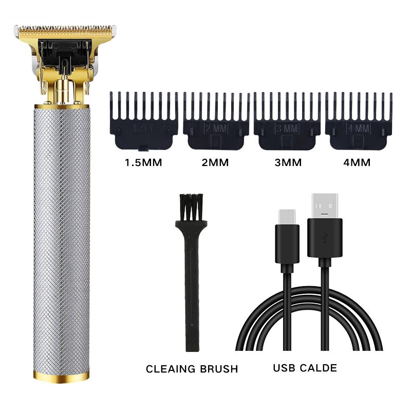 Men Professional Hair Trimming Hair Clipper Fashion Hair Shaving Tools-Black