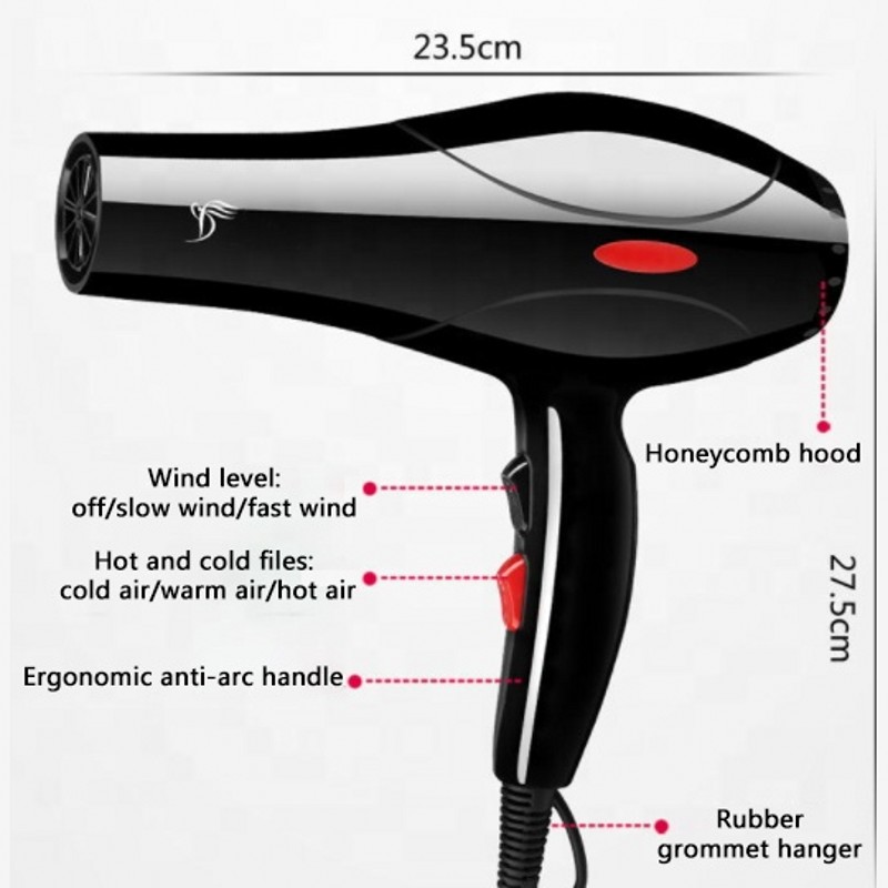 DELIYA Hair Blow Dryer Hair Straightener Hair Dryer+6 Gifts