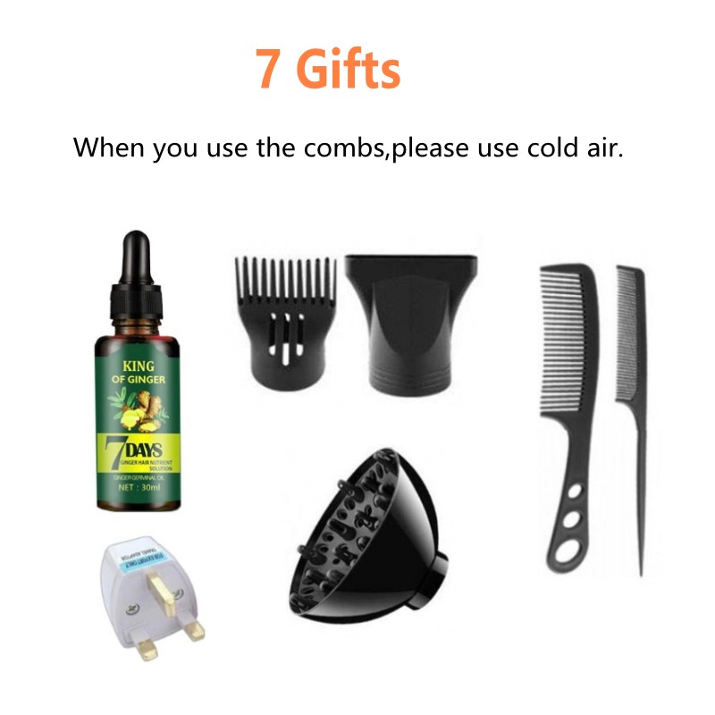 Hair Blow Dryer Hair Dryer Hair Care Oil+7 Gifts