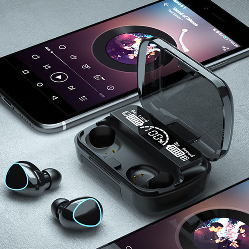 M10 Wireless Bluetooth Earphones Headsets Stereo Earbuds In-Ear Touch Control