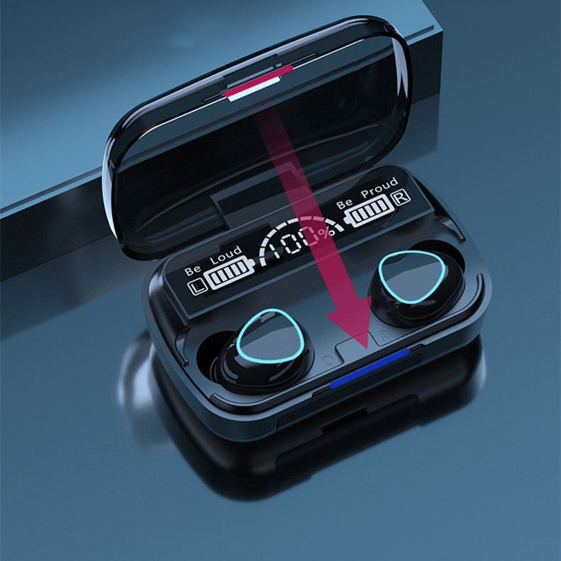 M10 Wireless Bluetooth Earphones Headsets Stereo Earbuds In-Ear Touch Control