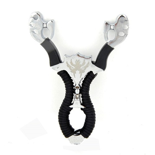 Small Wolverine Alloy Outdoor Three Card Wolverine Slingshot for Hunting Fishing Shoot