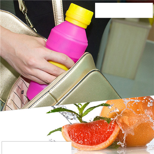 Travel Portable Foldable Silicone Water Bottle Outdoor Pports Bottle
