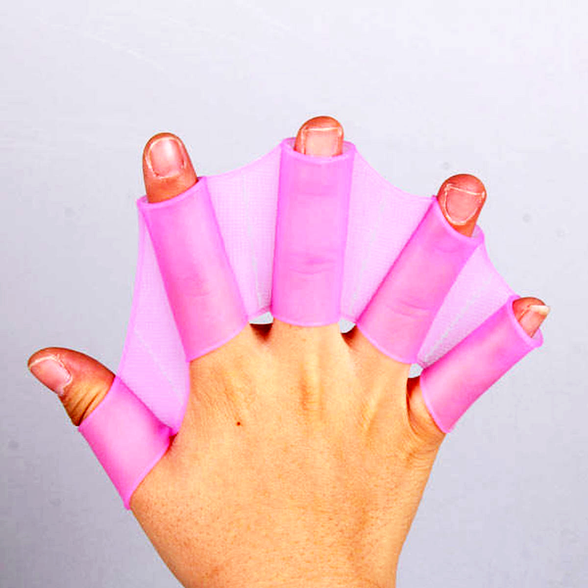 Webbed Gloves Flippers Silicone Material Palm Swimming Fins for Hands_sailor Diving Webbed