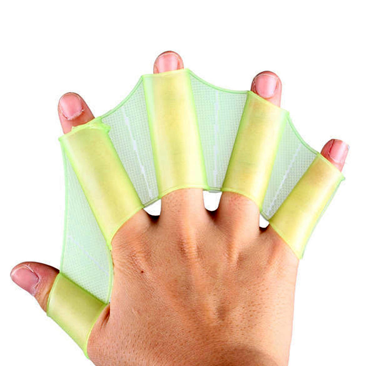 Webbed Gloves Flippers Silicone Material Palm Swimming Fins for Hands_sailor Diving Webbed