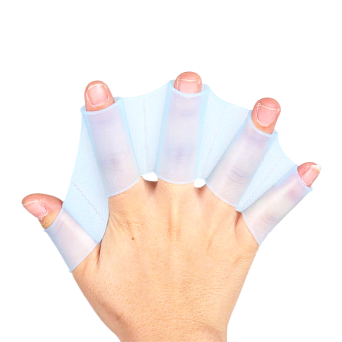 Webbed Gloves Flippers Silicone Material Palm Swimming Fins for Hands_sailor Diving Webbed