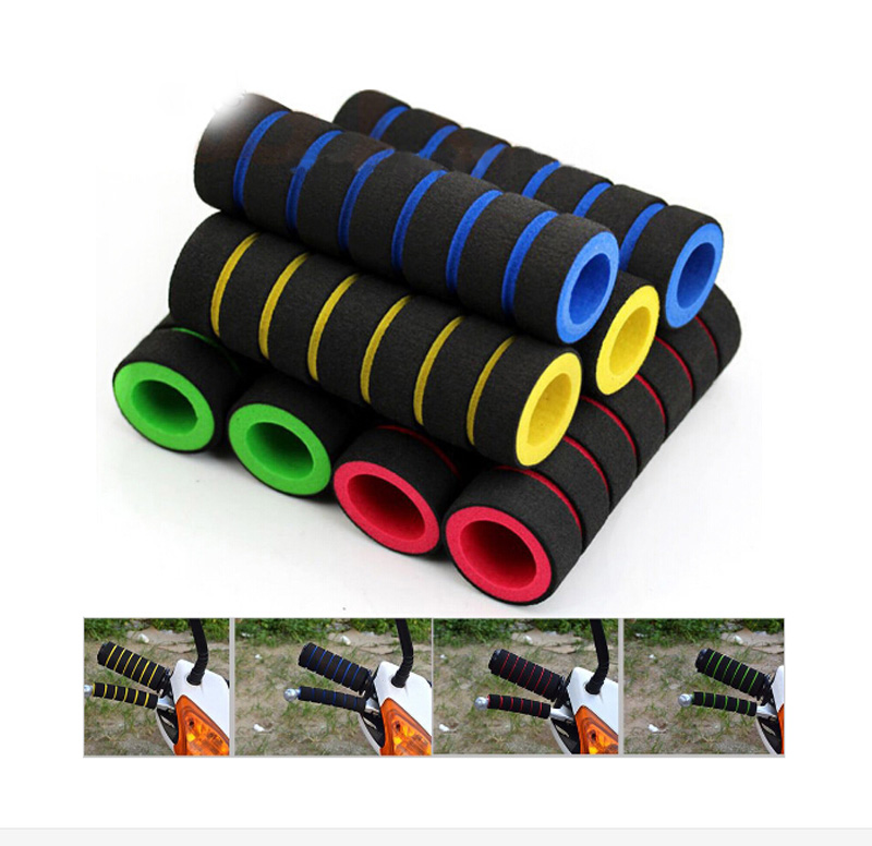 Bicycle Grips Sponge Handlebar Cover Soft Foam Anti-Slip Handle Bar for Outdoor Sports Riding Cyling