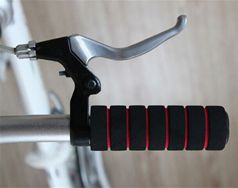 Bicycle Grips Sponge Handlebar Cover Soft Foam Anti-Slip Handle Bar for Outdoor Sports Riding Cyling