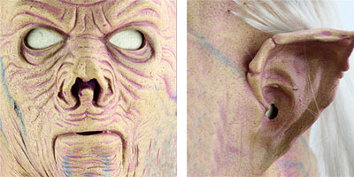 Halloween Party Cosplay Horror Mask Adult Costume Scary Latex Party Oldman Mask