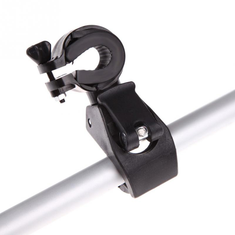 Bike Bicycle LED Flashlight Torch Bracket Mount Holder Front Light Clip Lamp Holder Mount