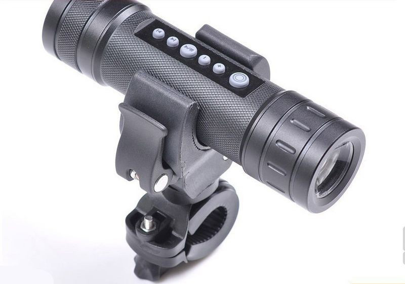 Bike Bicycle LED Flashlight Torch Bracket Mount Holder Front Light Clip Lamp Holder Mount