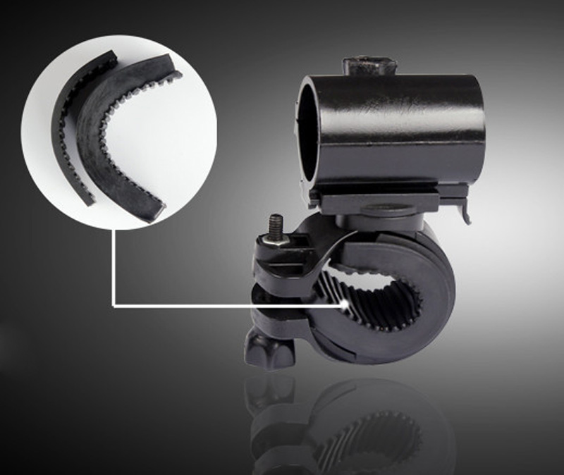 Cycling Bike Bicycle Light Lamp Stand Holder Rotation Grip LED Flashlight Torch Clamp Clip Mount