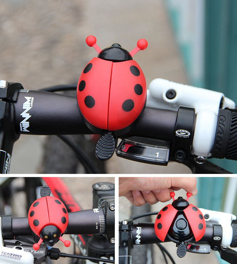 Cycling Riding Bell Mountain Bike Handlebar Mini Alarm Ring Loud Bell Beetle Bicycle MTB Bell