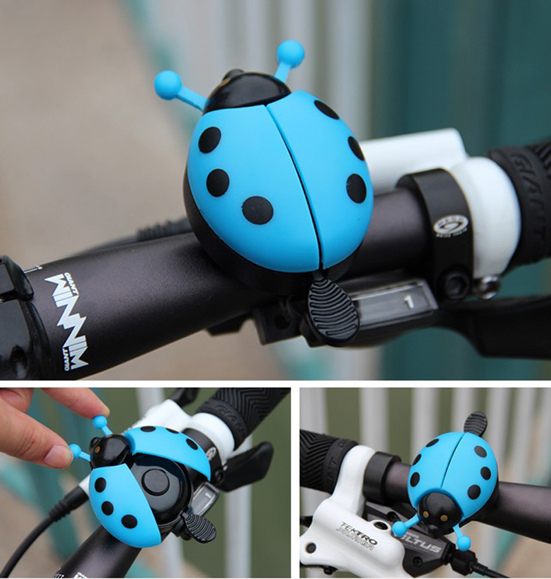 Cycling Riding Bell Mountain Bike Handlebar Mini Alarm Ring Loud Bell Beetle Bicycle MTB Bell