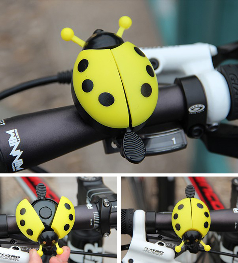 Cycling Riding Bell Mountain Bike Handlebar Mini Alarm Ring Loud Bell Beetle Bicycle MTB Bell