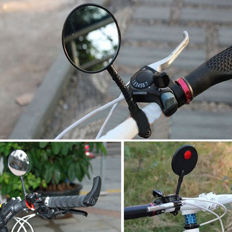 Cycling Bike Bicycle Sports Handlebar Angle Rearview Mirror Flexible Adjustable Cycling Bike Mirrors