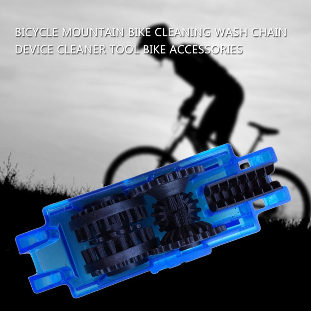 Bicycle MTB Bike Cleaning Wash Chain Device Cleaner Tool Conservation Maintenance Biking Equipment