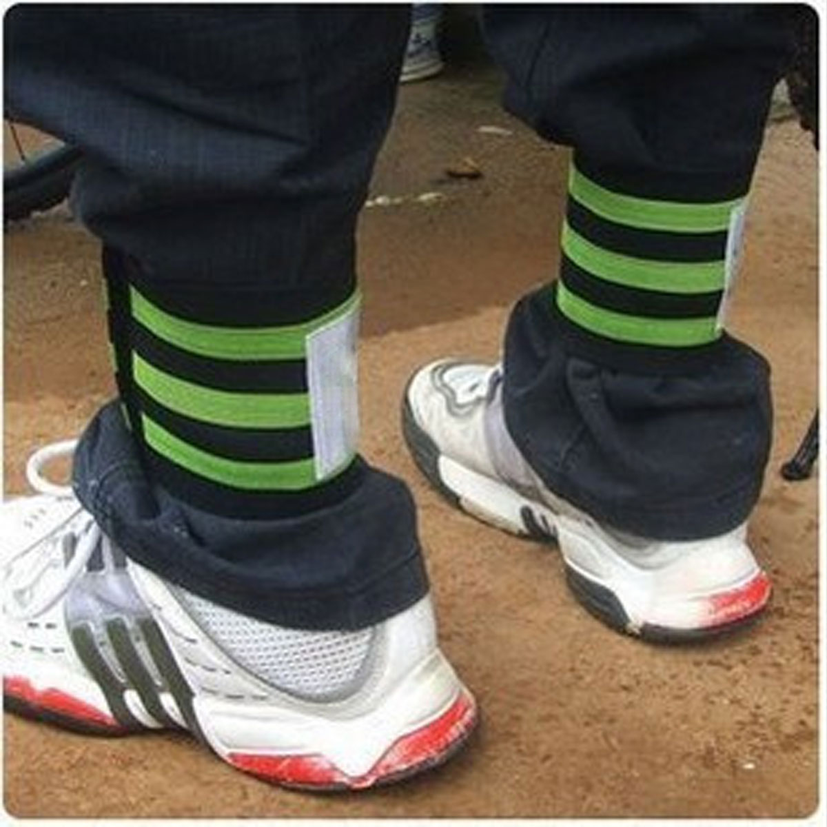 Protable Mountain Bike Bicycle MTB Reflective Leg Pants Clip Strap Beam Band Bottom Belt