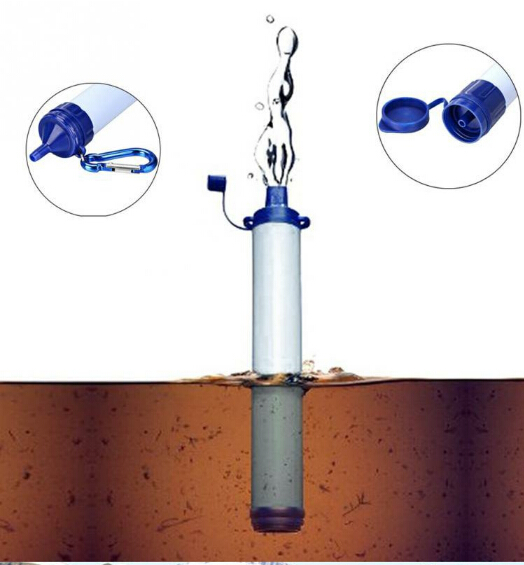 Outdoor Portable Camping Hiking Straw Drinking Water Filter Purifier Wild Drinking Water Purifier