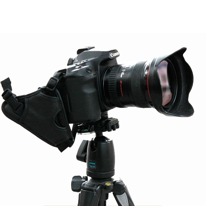 SLR Camera  Anti-skid Triangle Wrist Camera Wrist Band PU Leather Camera Hand Grip Wrist Strap