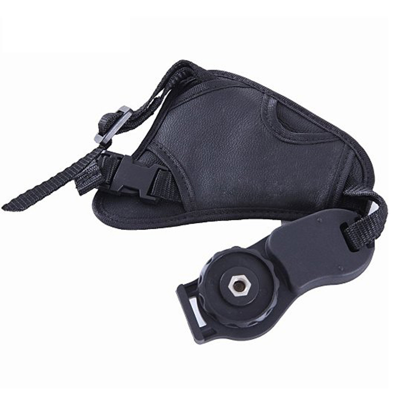 SLR Camera  Anti-skid Triangle Wrist Camera Wrist Band PU Leather Camera Hand Grip Wrist Strap