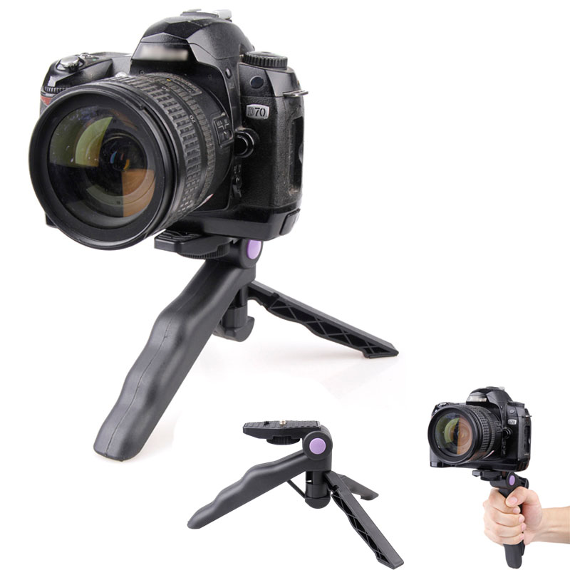 Camera Folding Tripod Stand Stabilizer Steady Handheld Grip for Canon Nikon Sony Video DV DSLR