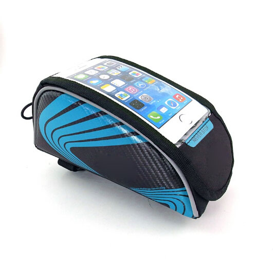 5.5 inch Outdoor Sport Touch Screen Phone Bag Bike Front Frame Bag MTB Mountain Bicycle Saddle Bag