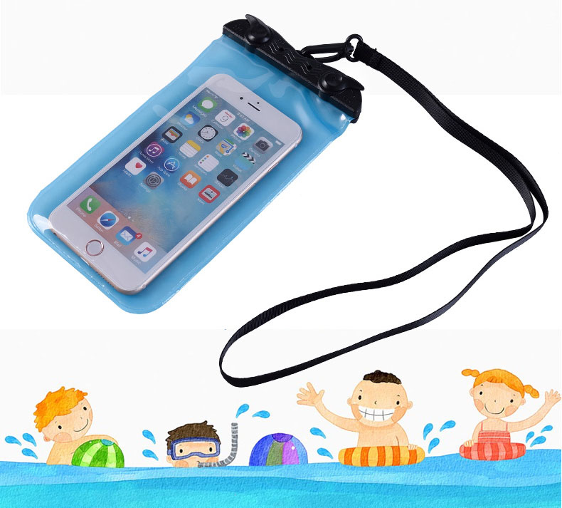 Portable Swimming Bags Mobile Phone Bag for Outdoor Sports Arm Tied Type Waterproof Bag