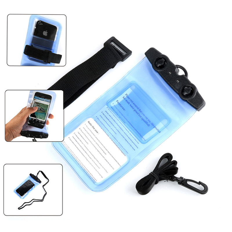 Portable Swimming Bags Mobile Phone Bag for Outdoor Sports Arm Tied Type Waterproof Bag