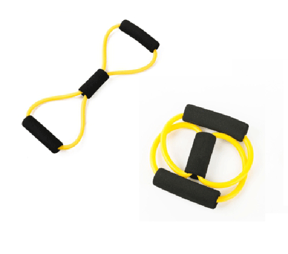 8-Type Elastic Tension Durable Rope Chest Expander Yoga Pilates Sport Fitness Belt Body Health Care