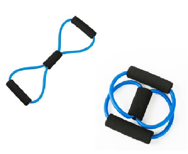 8-Type Elastic Tension Durable Rope Chest Expander Yoga Pilates Sport Fitness Belt Body Health Care