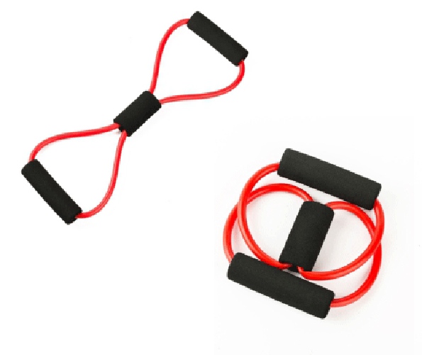 8-Type Elastic Tension Durable Rope Chest Expander Yoga Pilates Sport Fitness Belt Body Health Care