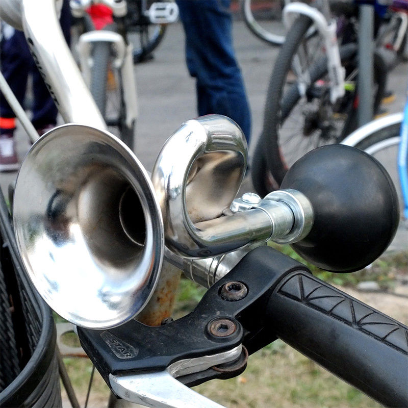 Non-Electronic Trumpet Loud Bicycle Cycling Bike Bell Vintage Retro Bugle Hooter Air Horn
