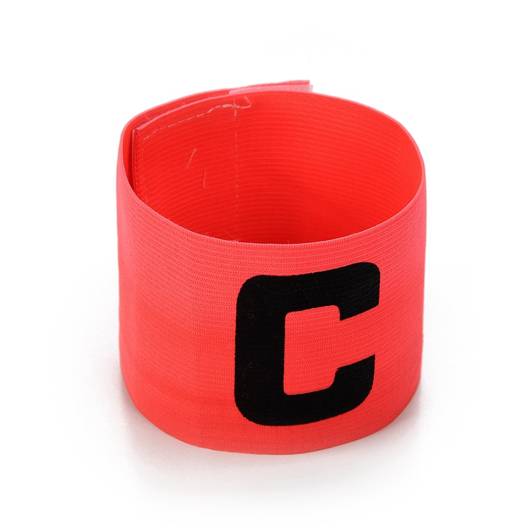 Football Soccer C words armband Flexible Sports Adjustable Player Bands Fluorescent Captain Armband