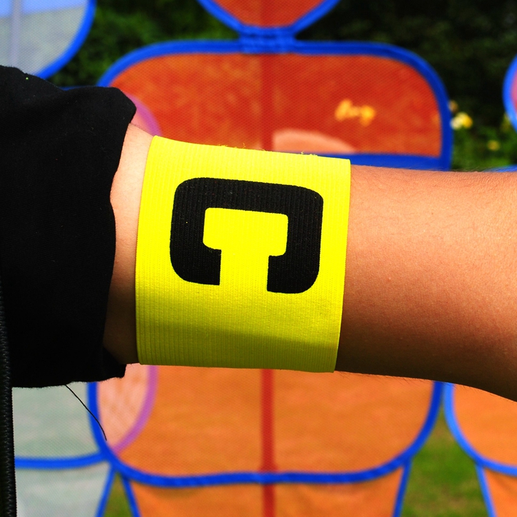 Football Soccer C words armband Flexible Sports Adjustable Player Bands Fluorescent Captain Armband