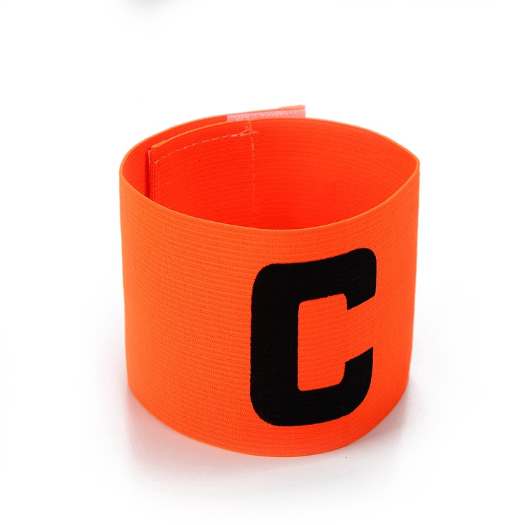 Football Soccer C words armband Flexible Sports Adjustable Player Bands Fluorescent Captain Armband