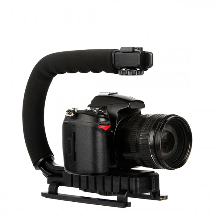 U-shaped Bracket  Handheld SLR Camera Stabilizer LED Video Filming Stand