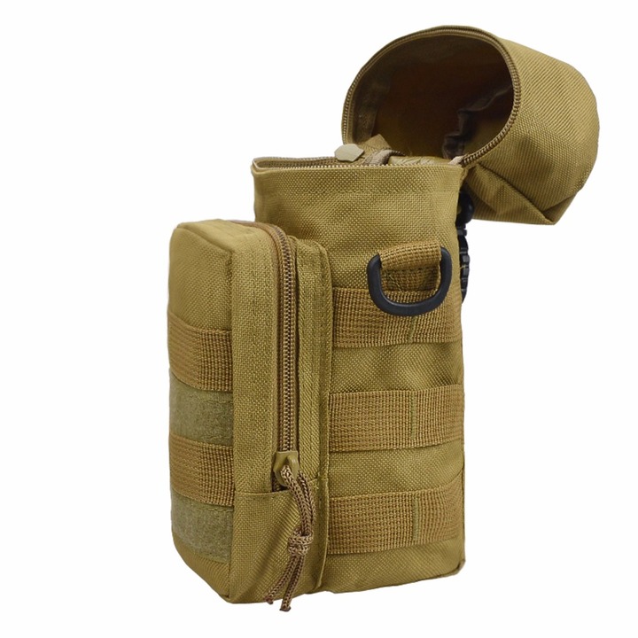 Tactical Molle Water Bottle Pouch bag For Travelling Outdoor Sport Mountaineering