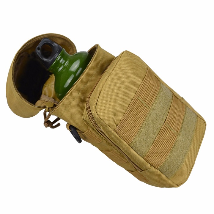 Tactical Molle Water Bottle Pouch bag For Travelling Outdoor Sport Mountaineering