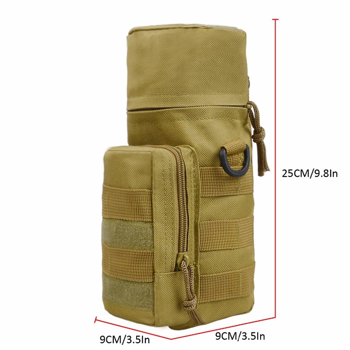 Tactical Molle Water Bottle Pouch bag For Travelling Outdoor Sport Mountaineering