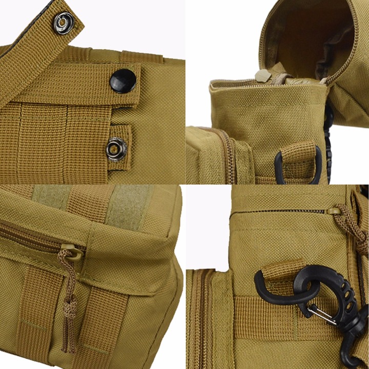 Tactical Molle Water Bottle Pouch bag For Travelling Outdoor Sport Mountaineering