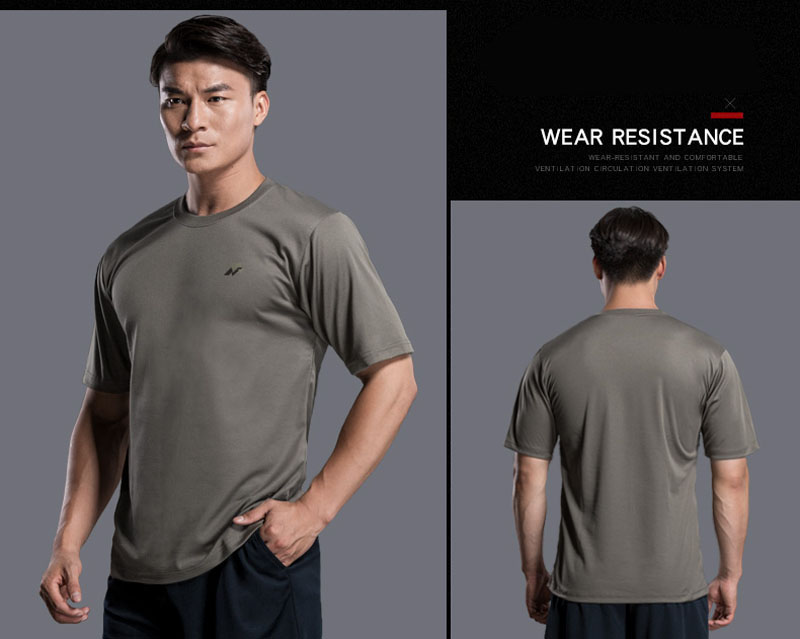 Fitness Training Suit Sportswear Men's Summer Fitness Suit Short Sleeve Men's T-shirt