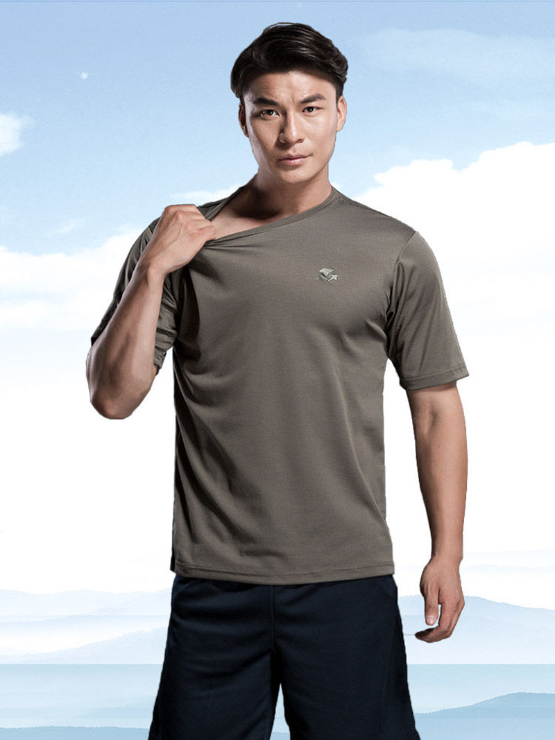 Fitness Training Suit Sportswear Men's Summer Fitness Suit Short Sleeve Men's T-shirt