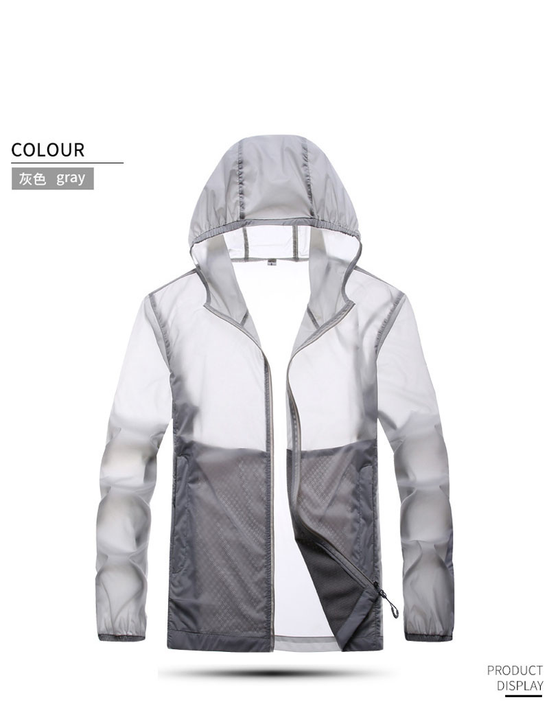 Outdoor Sports Sun Protection Coat Summer Fashion Ultra-thin Breathable Skin Coat
