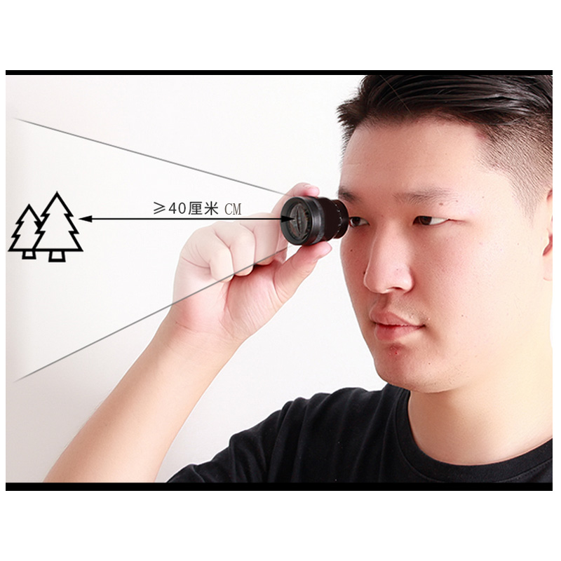 New Portable 2.8x Monocular Magnifier For Amblyopia Child Old Person