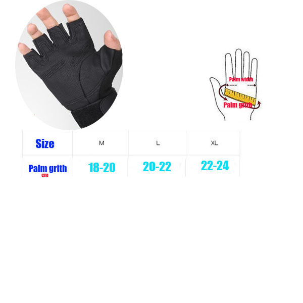 New Outdoor Half Finger Gloves For Fitness Hiking Riding Climbing
