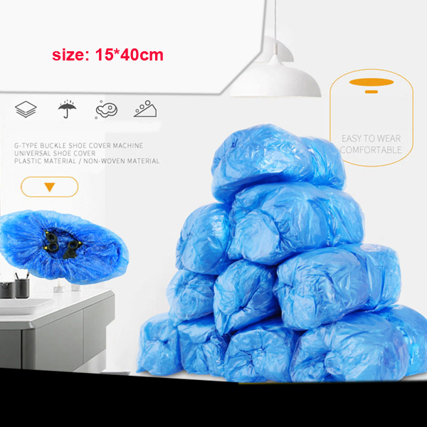 New Outdoor 100 x G Type Buckle Disposable Shoe Covers Foot Covers